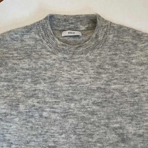 Envii Wool & Alpaca Blend Light Gray Sweater (S/M) - Picture 6 of 11